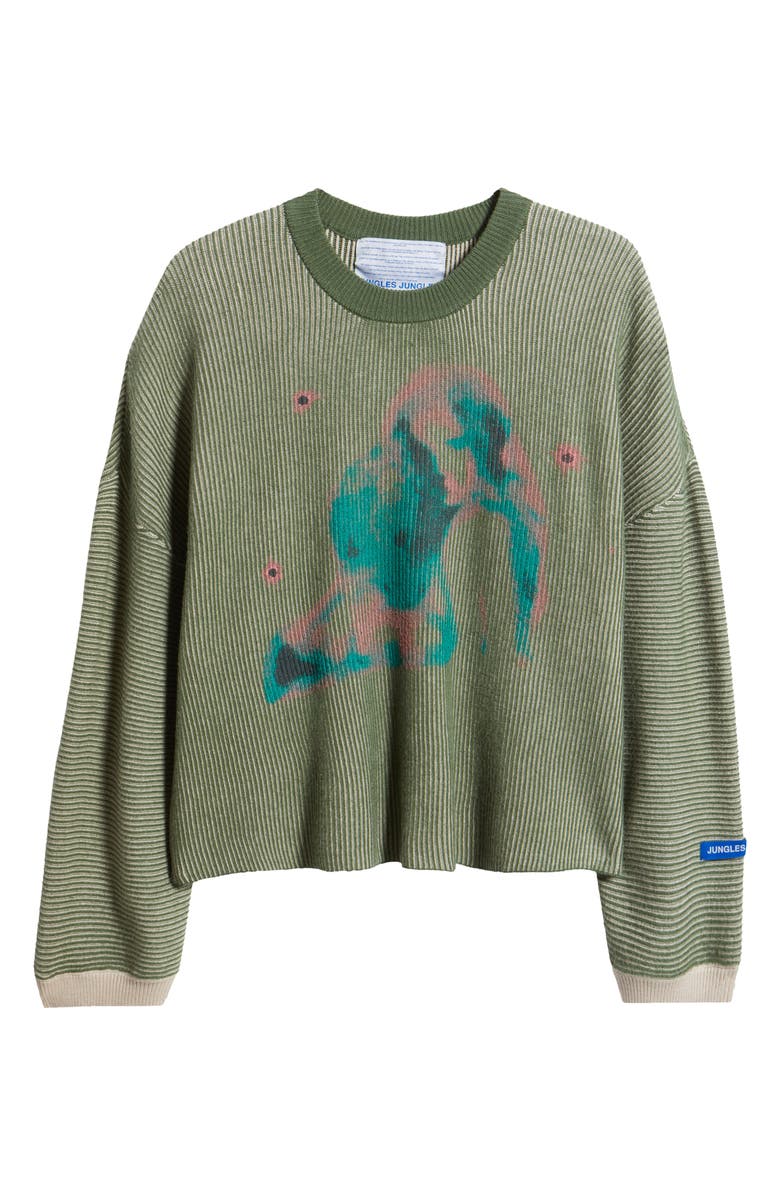 JUNGLES Embrace Two Tone Rib Sweater, Alternate, color, 