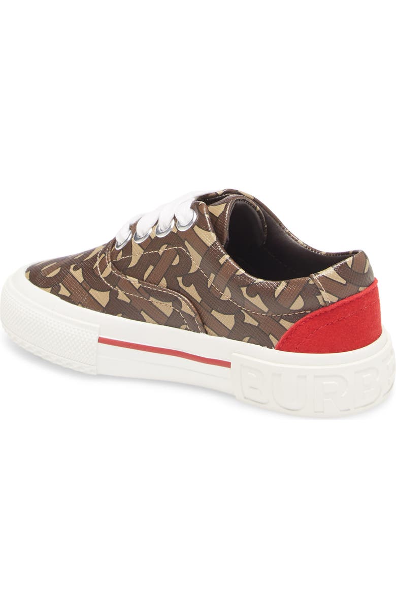 Burberry Monogram E-Canvas Sneaker, Alternate, color,