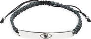 Caputo & Co. Men's Evil Eye Macramé Bracelet
