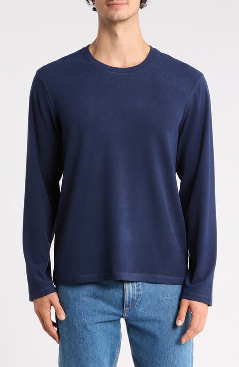 Heathered Stripe Long Sleeve T-Shirt