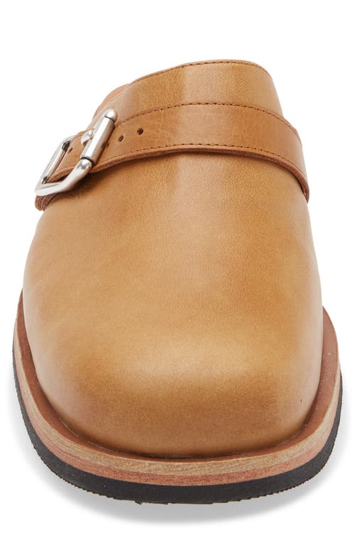 Our Legacy Camion Mule In Burnt Sugar Leather