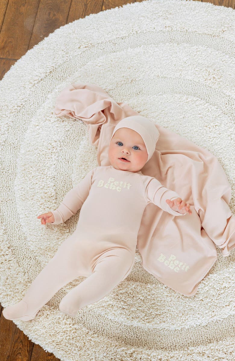 NoggiWear Terry Words Blanket, Alternate, color, Pink