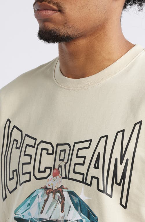 Icecream Good For Health Graphic T-shirt In Gray