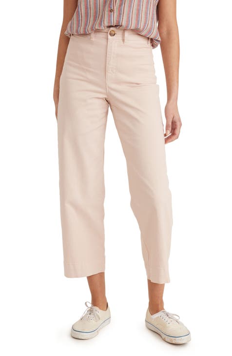 Bridget Cotton Blend Ankle Pants