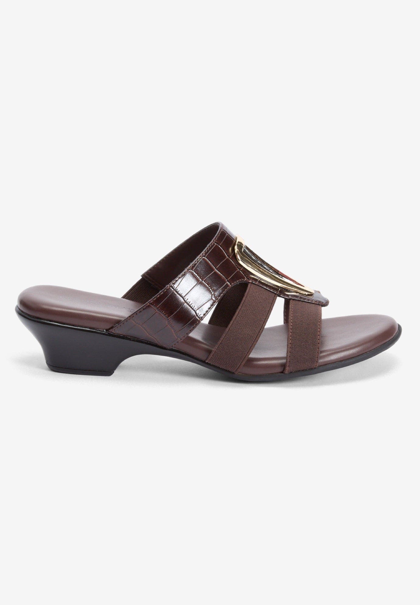 The Casey Slip On Mule, Alternate, color, CHOCOLATE