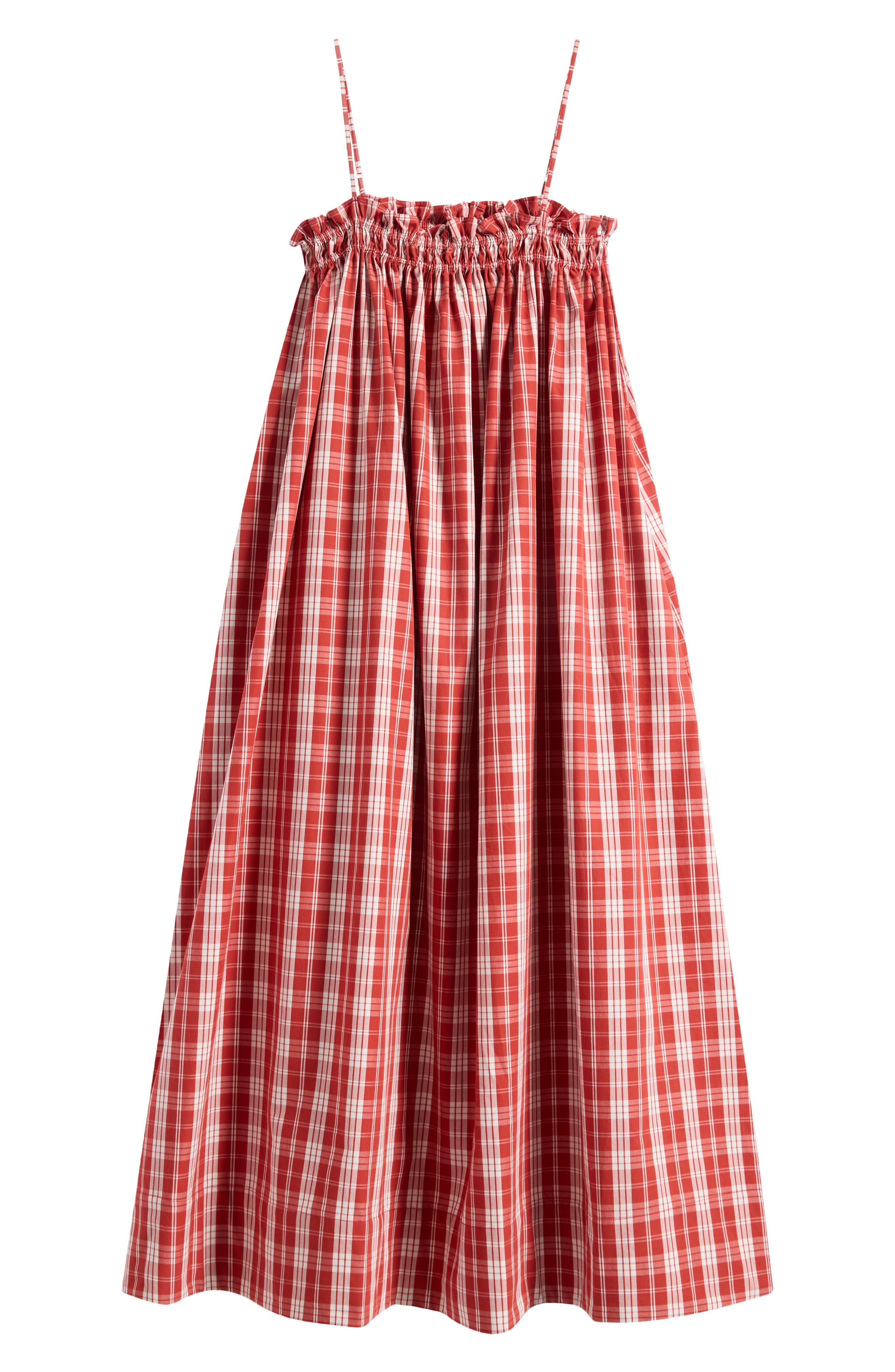selected INES CHECK TERRA ROSSO