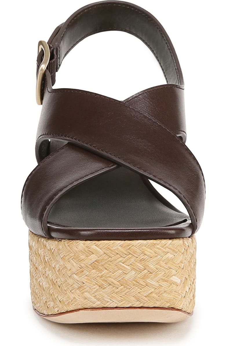 Vince Clementina Slingback Platform Sandal, Alternate, color, Cacao Brown