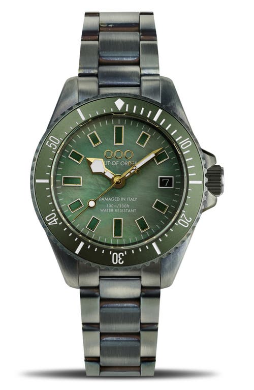 Out Of Order Casanova Bracelet Watch, 38mm In Green