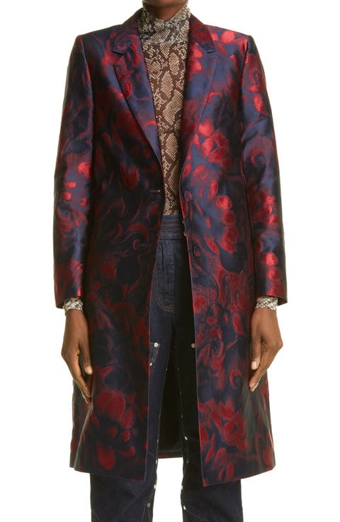 Richy Floral Brocade Topper