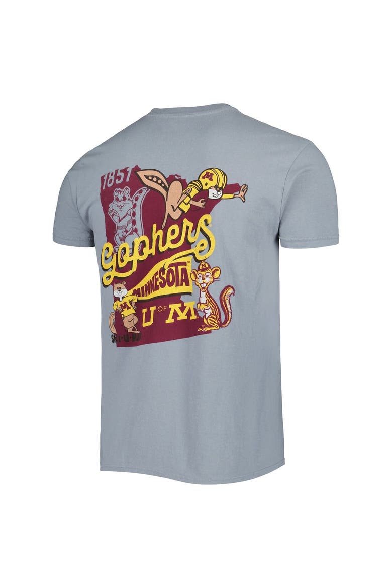 Men's Graphite Minnesota Golden Gophers Vault State Comfort T-Shirt, Alternate, color, Graphite