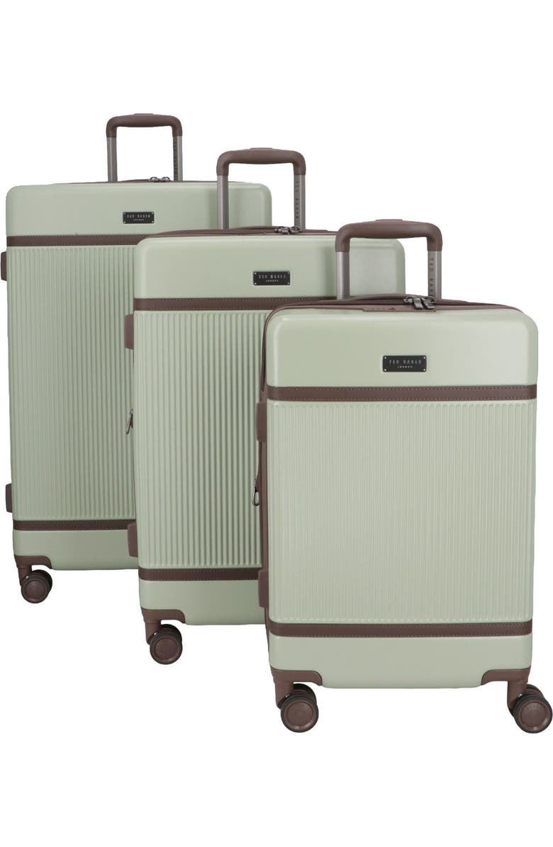Ted Baker 3-Piece Hardside Spinner Luggage Set, Main, color, Pistachio