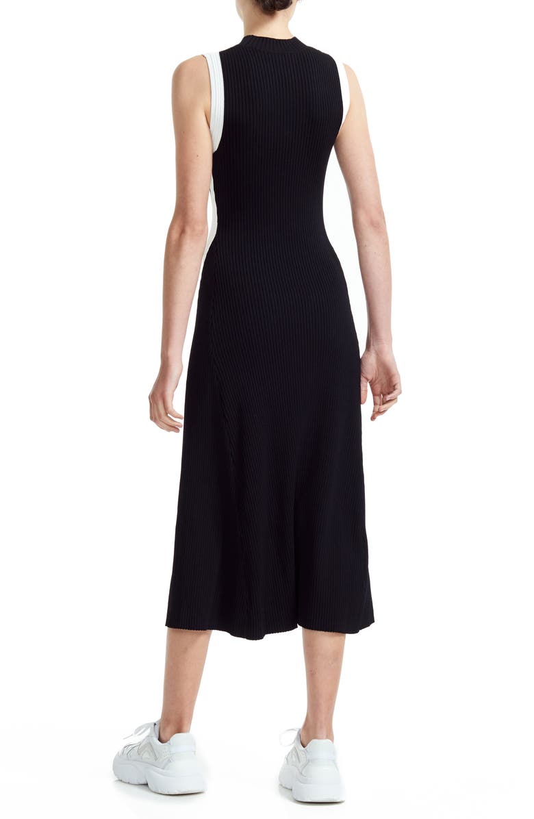 maje Rose Knit Midi Dress, Alternate, color, 