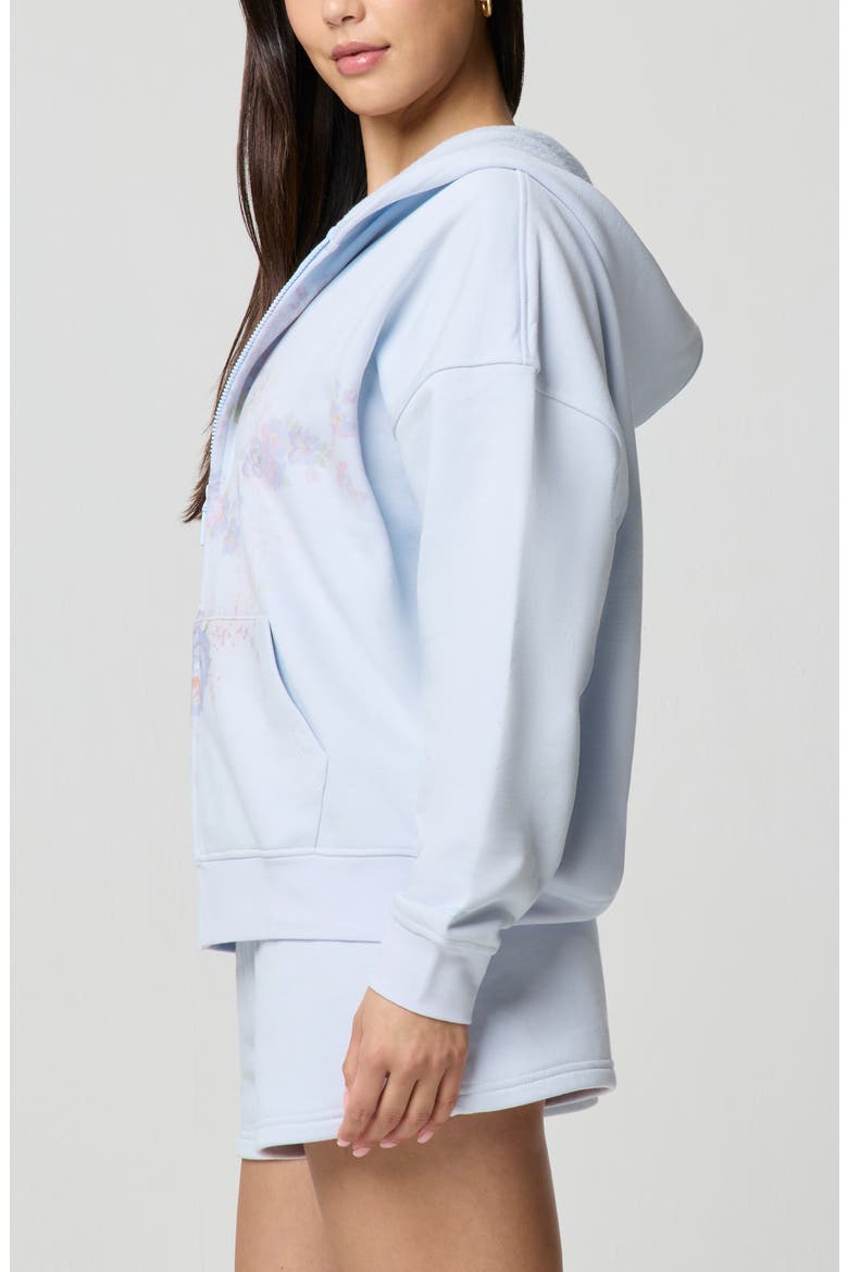 Oversized Zip Hoodie, Alternate, color, HALOGEN BLUE