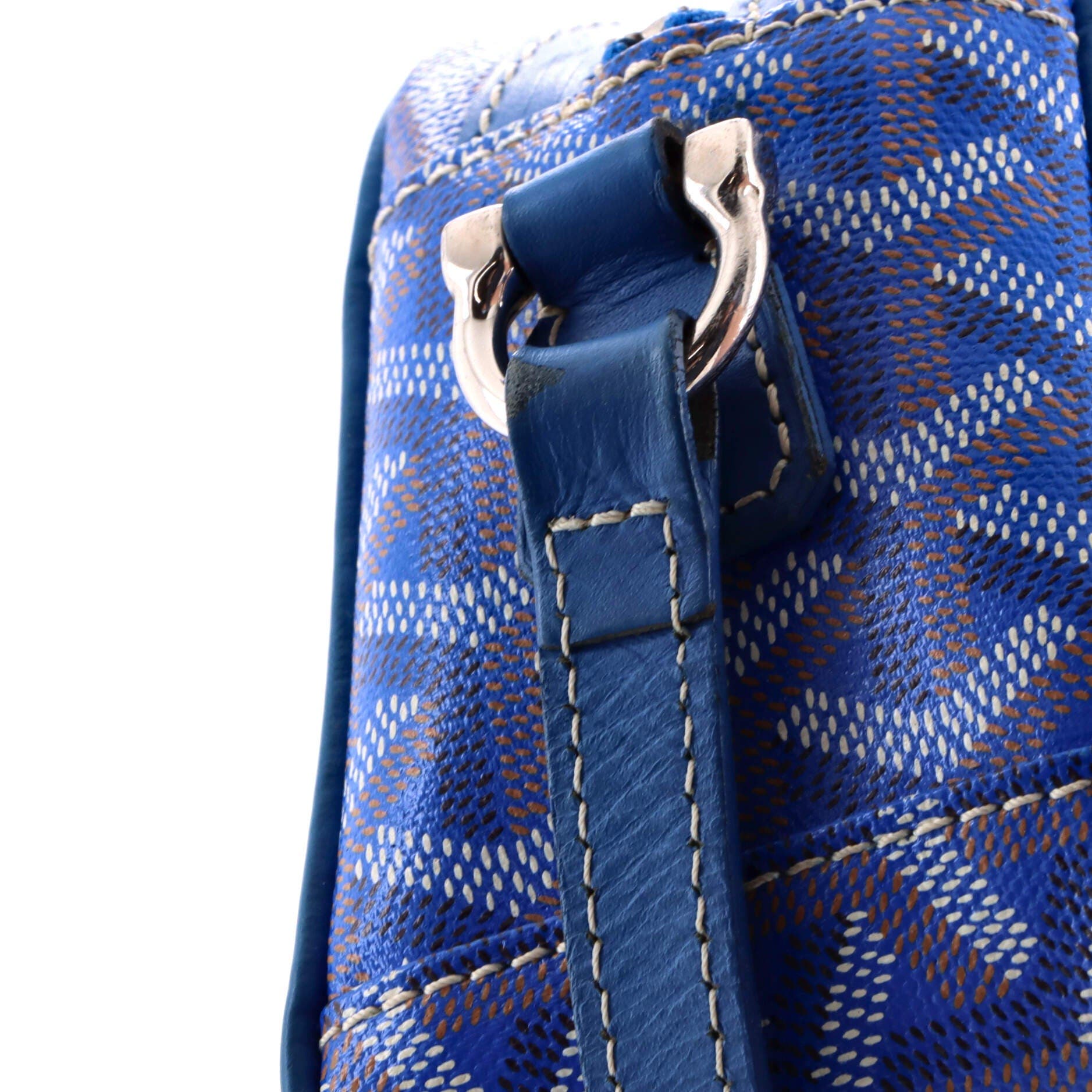 Pre-Owned Goyard Cap Vert Bag Coated Canvas, Alternate, color, Blue