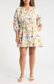 SUGARLIPS Pany Floral Dabria Cotton Dress