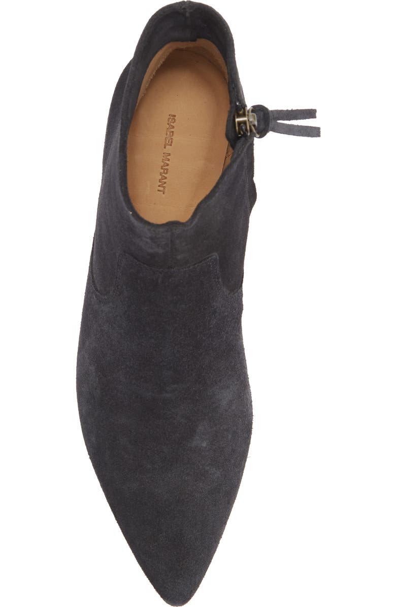 Isabel Marant Derst Pointed Toe Bootie, Alternate, color, Faded Black