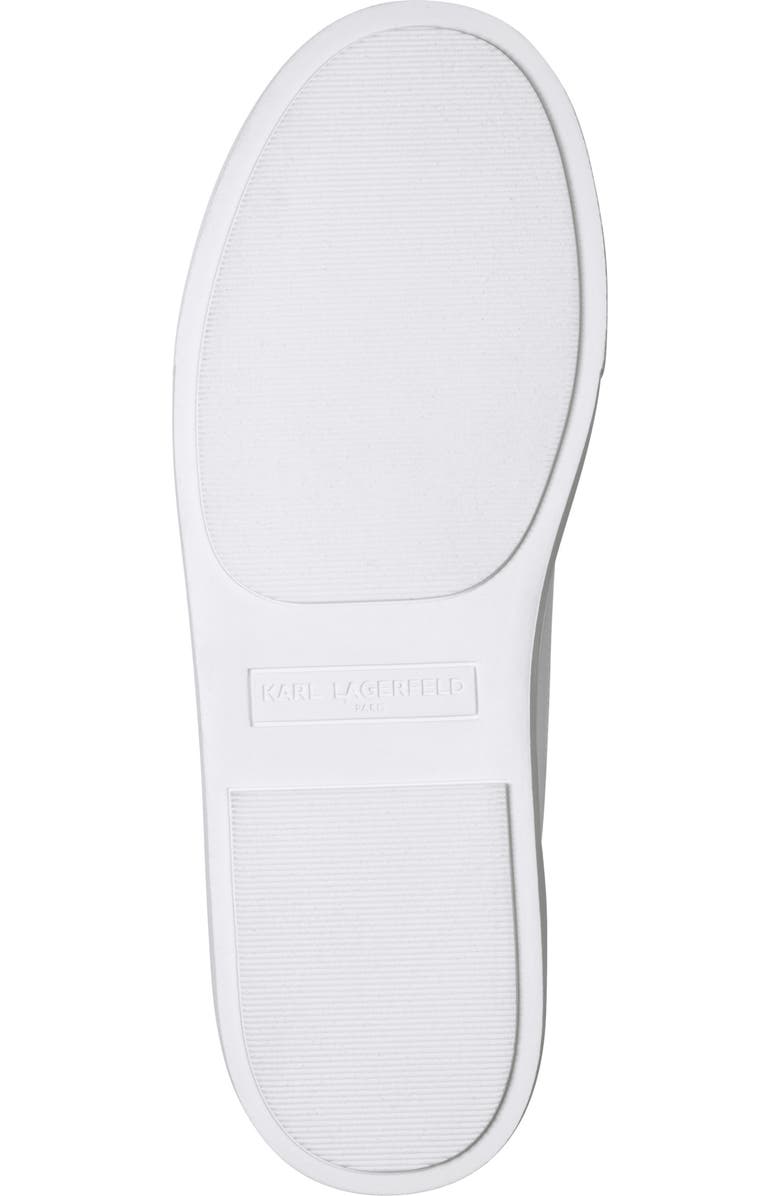 KARL LAGERFELD PARIS Cate Charms Sneaker, Alternate, color, Bright White