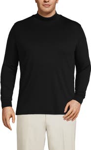 Lands' End Cotton Supima Mock Turtleneck