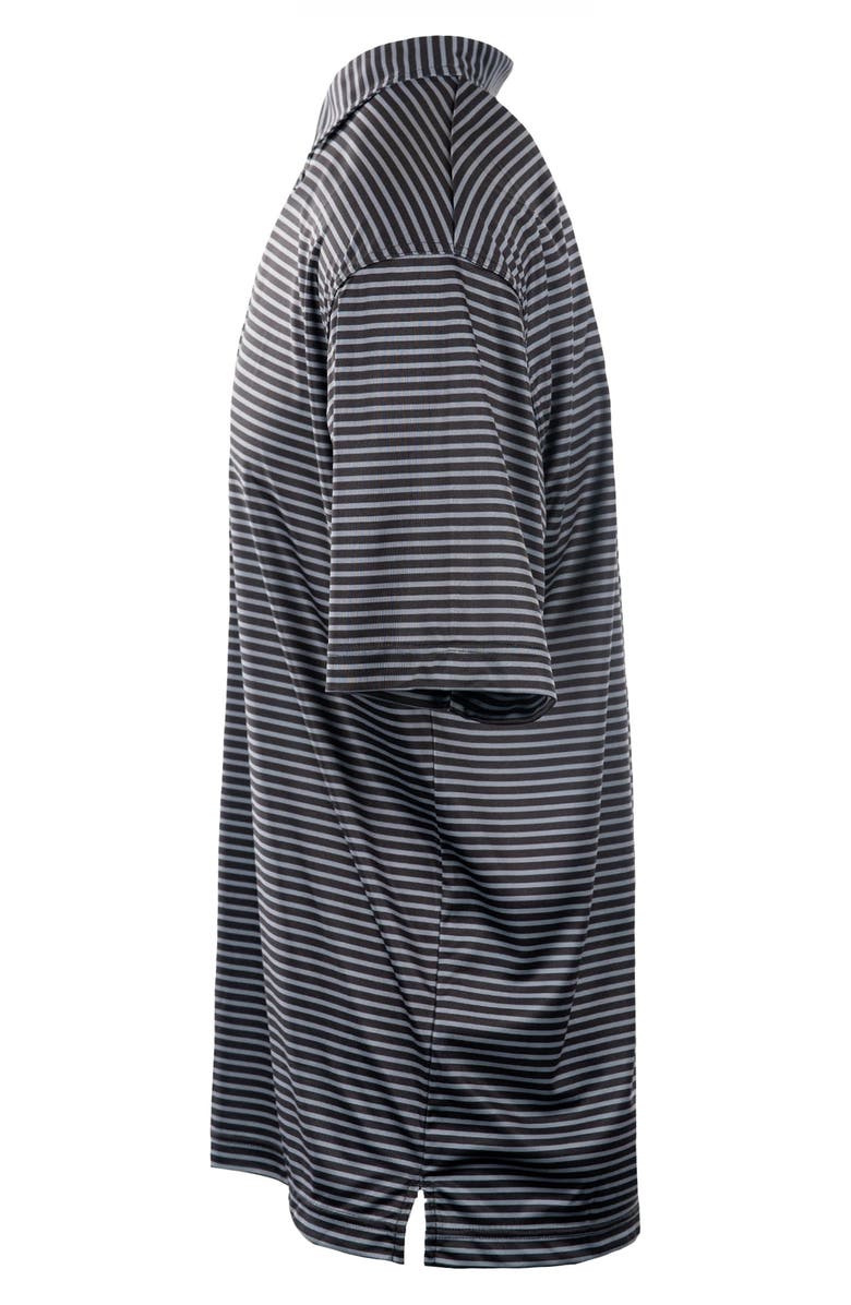 BURNSIDE Burn Golf Polo, Alternate, color, Black / Steel