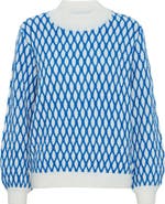 ICHI Kamara Geometric Sweater