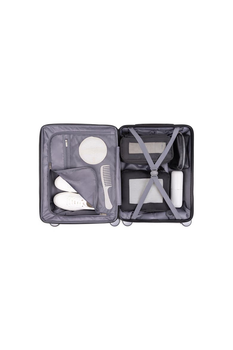 Brussels 3 Piece Hardside Luggage Set with Expansion, Alternate, color, Green