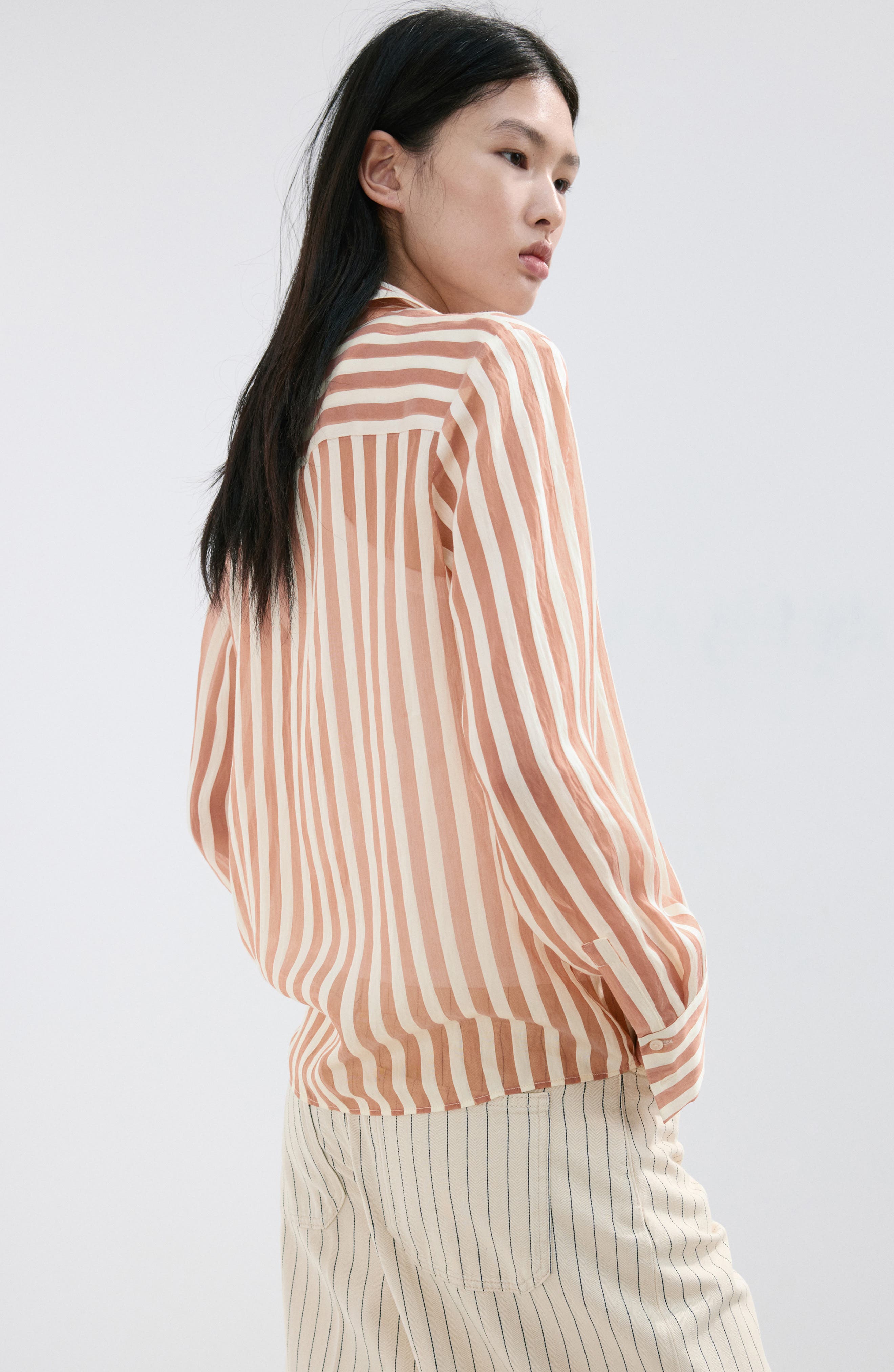 Stripe Woven Shirt - image 4