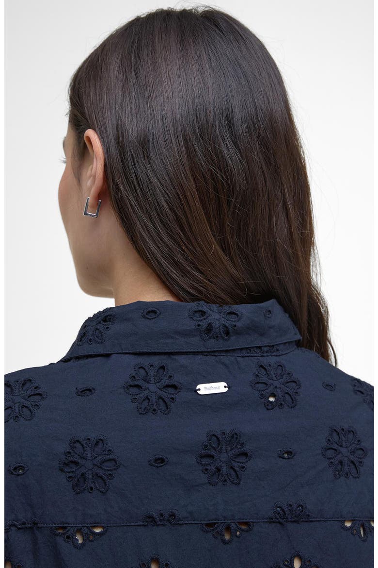 Melissa Long Sleeve Shirtdress, Alternate, color, NAVY