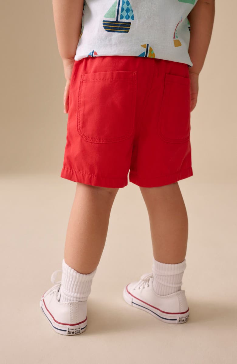 NEXT Kids' Core Shorts, Alternate, color, Red