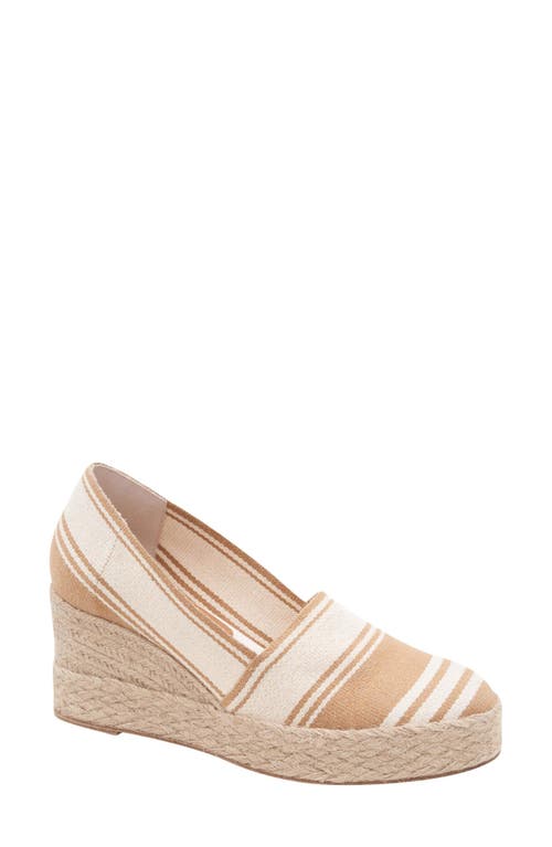 Andre Assous André Assous Patti Espadrille Wedge In Camel Multi