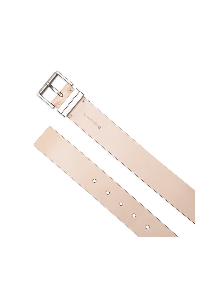 Leather Belt, Alternate, color, MOONLIGHT PINK /  NICKEL