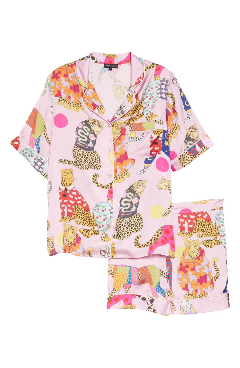 Karen Mabon A Leopard Never Changes Its Spots Short Pajamas, Alternate, color,