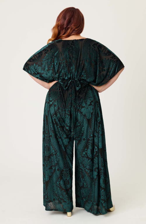 Unique Vintage Plus Size Caftan Jumpsuit In Multi