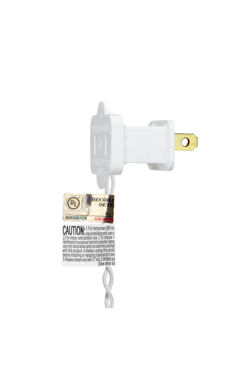 Northlight Lighted Holographic Candy Cane Christmas Window Silhouette - 12" - Clear Lights, Alternate, color, Red