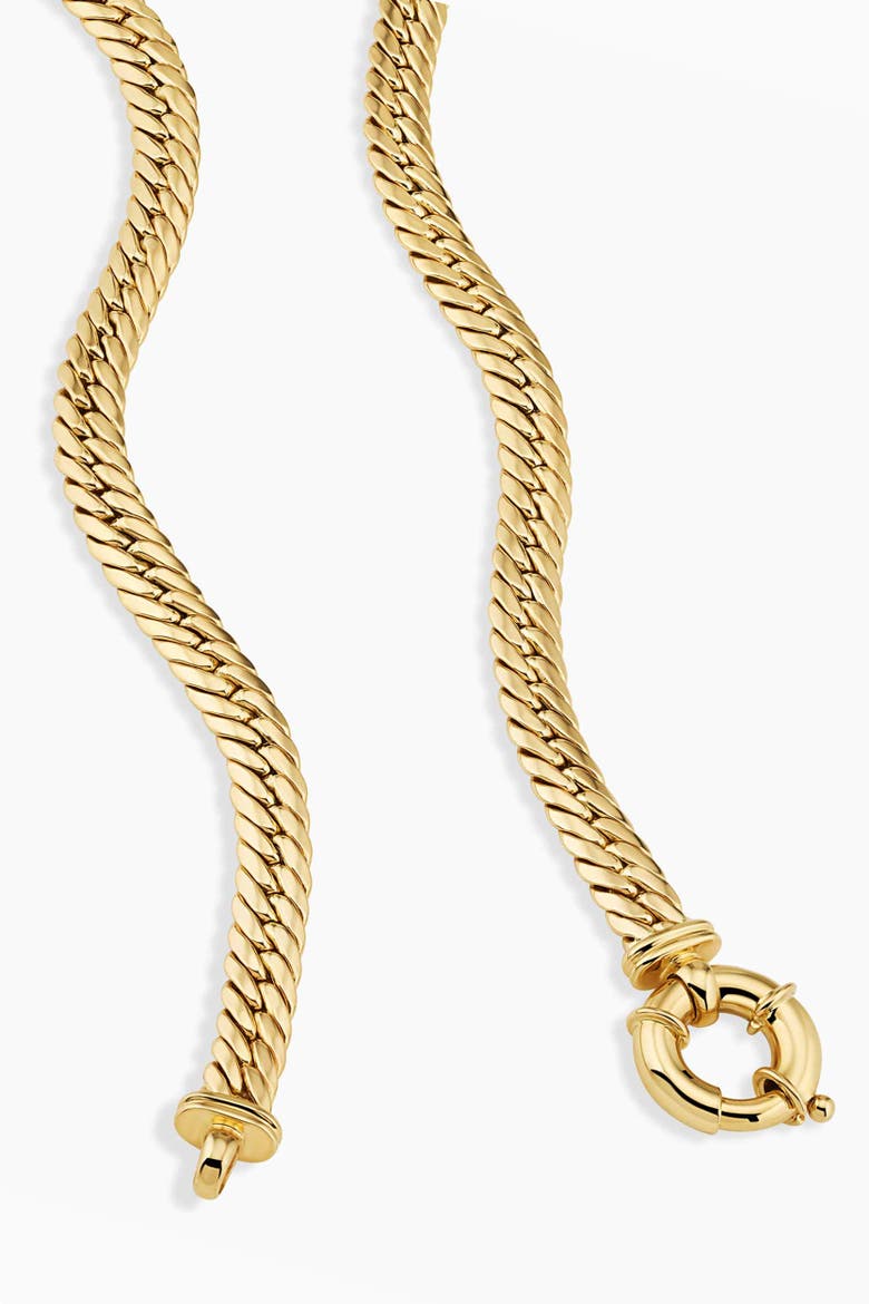 14K Yellow Gold Sovereign Strand Graduated Necklace, Alternate, color, Yellow Gold