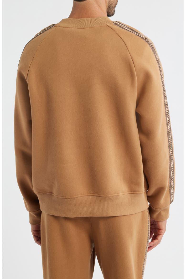 Tasman Crewneck Sweatshirt, Alternate, color, CHESTNUT