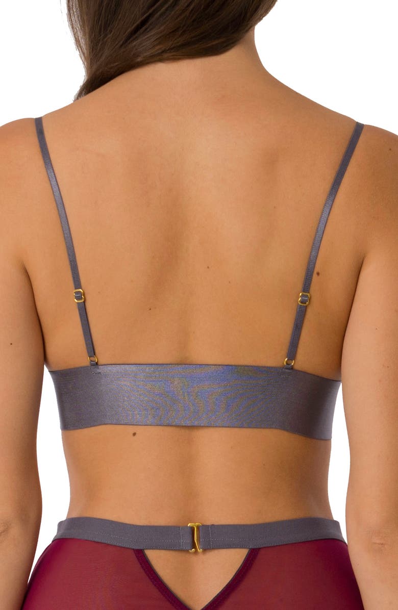 Dora Larsen Becca Padded Triangle Bralette, Alternate, color, 