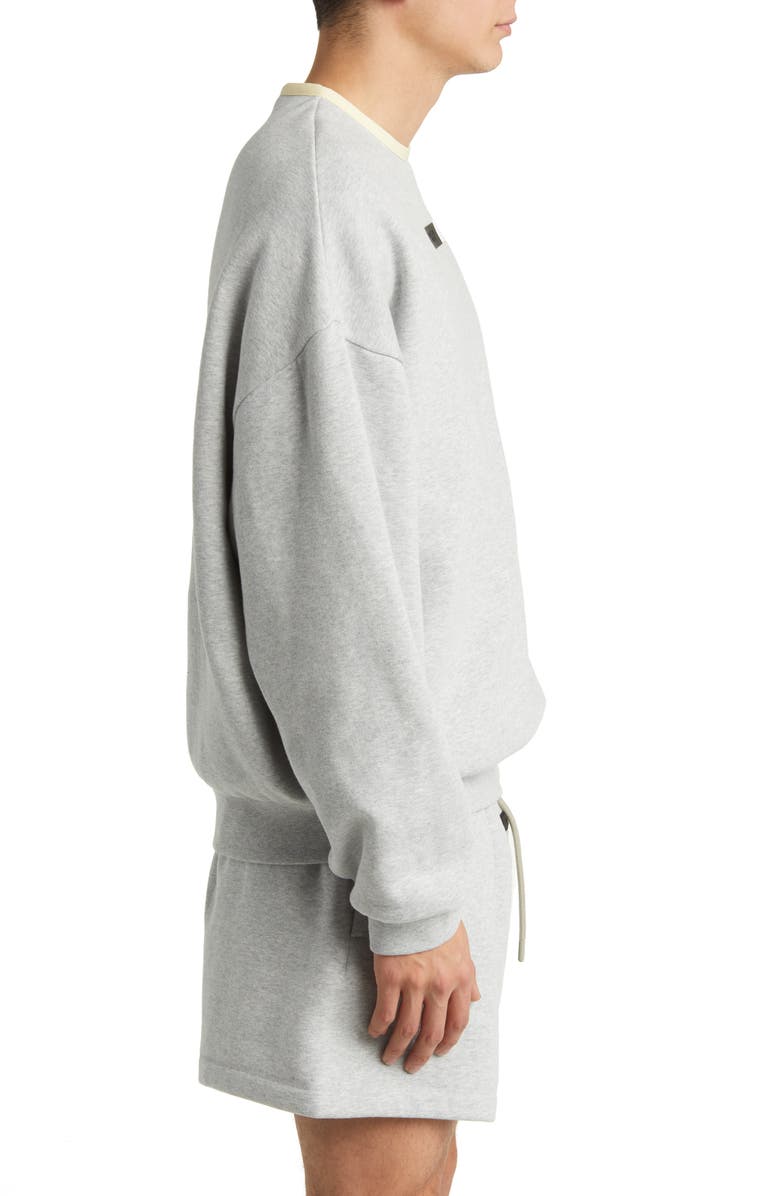Fear of God Essentials Oversize Fleece Crewneck Sweatshirt, Alternate, color, 
