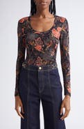 Ulla Johnson Aris Long Sleeve Knit Top