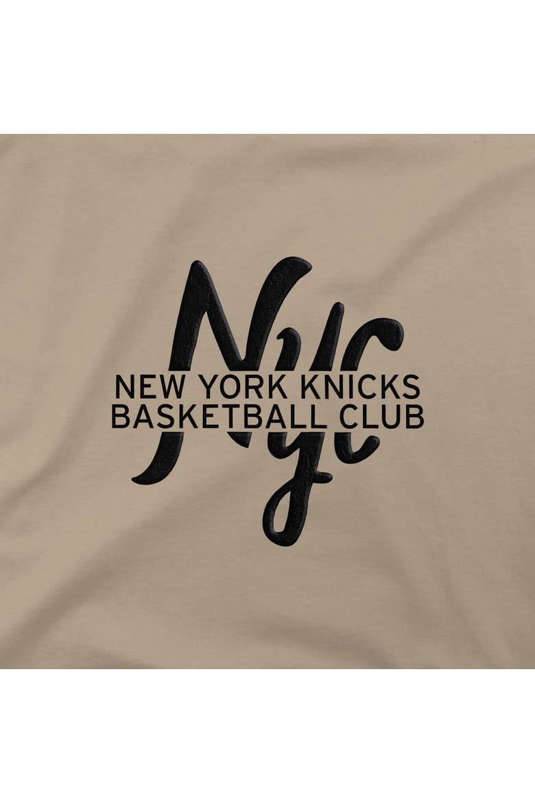 Men's Stadium Essentials  Tan New York Knicks Oversized Forever T-Shirt, Alternate, color, Tan