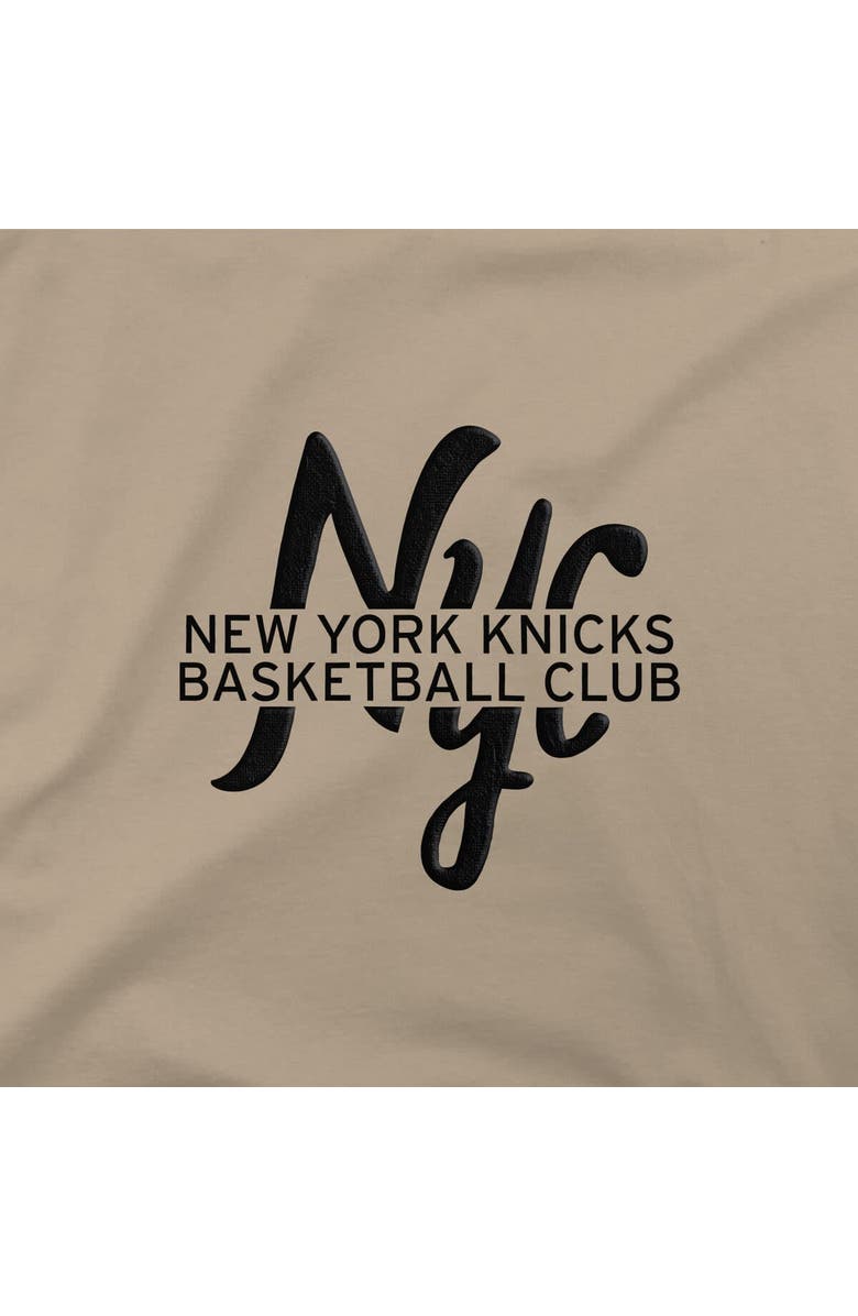 Stadium Essentials Men's Stadium Essentials Tan New York Knicks Oversized Forever T-Shirt, Alternate, color, Tan