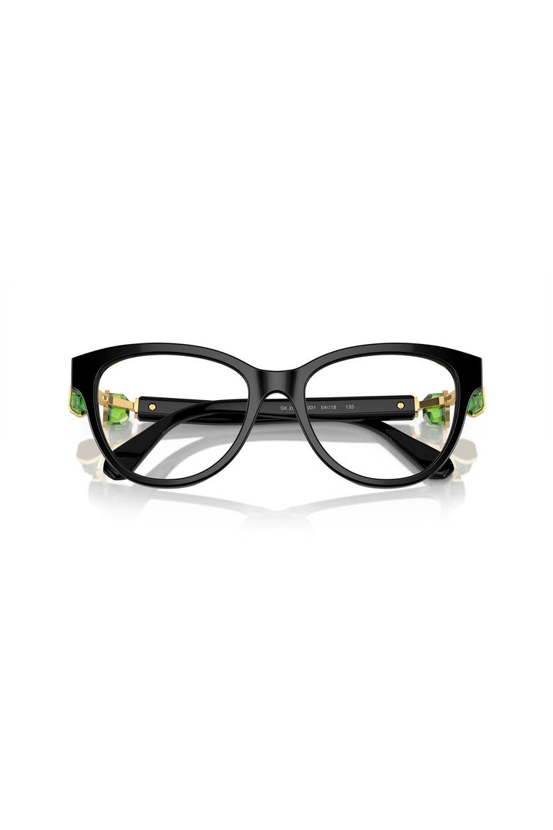 52mm Round optical glasses, Alternate, color, Black
