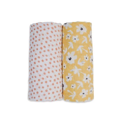 Cotton Muslin Swaddles 2 Pack