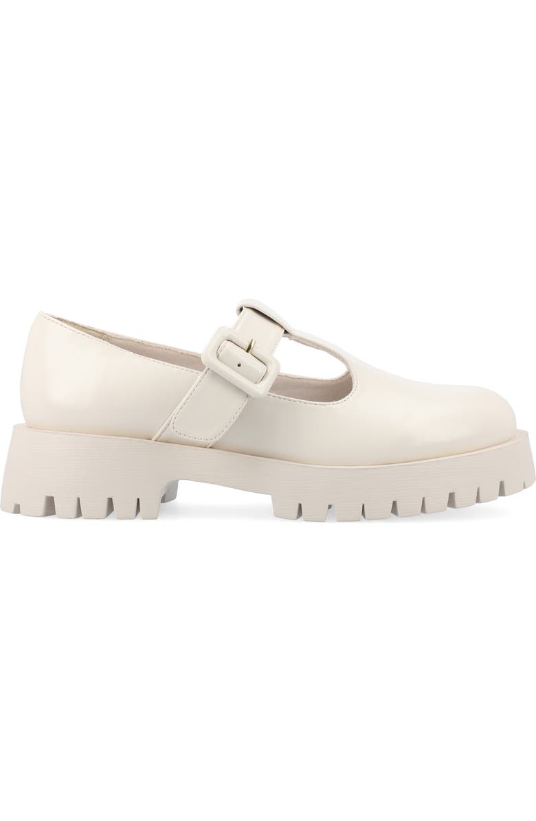 Journee Collection Suvi Mary Jane Loafer, Alternate, color, Bone