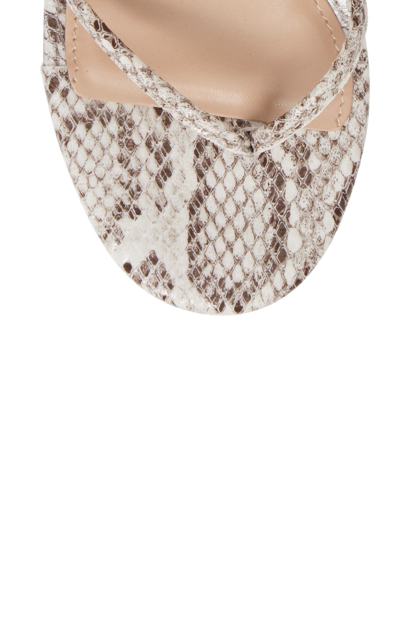 Vada Lace-Up Sandal, Alternate, color, BEIGE SNAKE PRINT