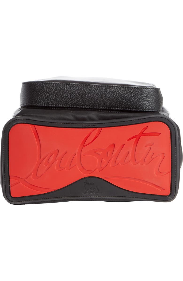 Christian Louboutin Small Backloubi Nylon Backpack, Alternate, color,