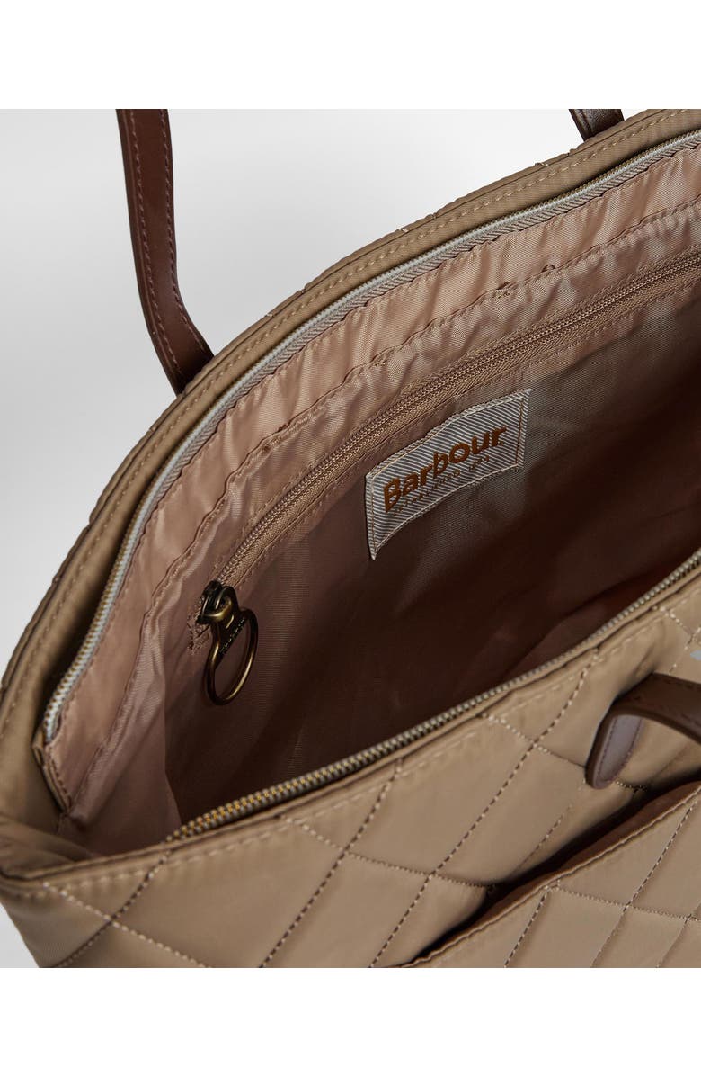 Barbour Quilted Nylon Tote, Alternate, color,