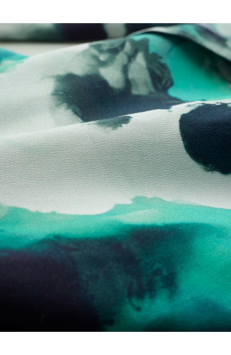 Celtic & Co. S/L TIE FRONT MIDI SHIRT DRS, Alternate, color, Watercolour Print