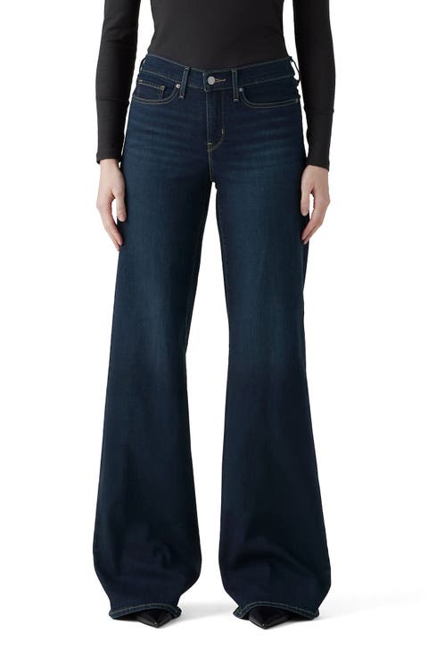 318 Shaping Mid Rise Wide Leg Jeans (Chances Are)