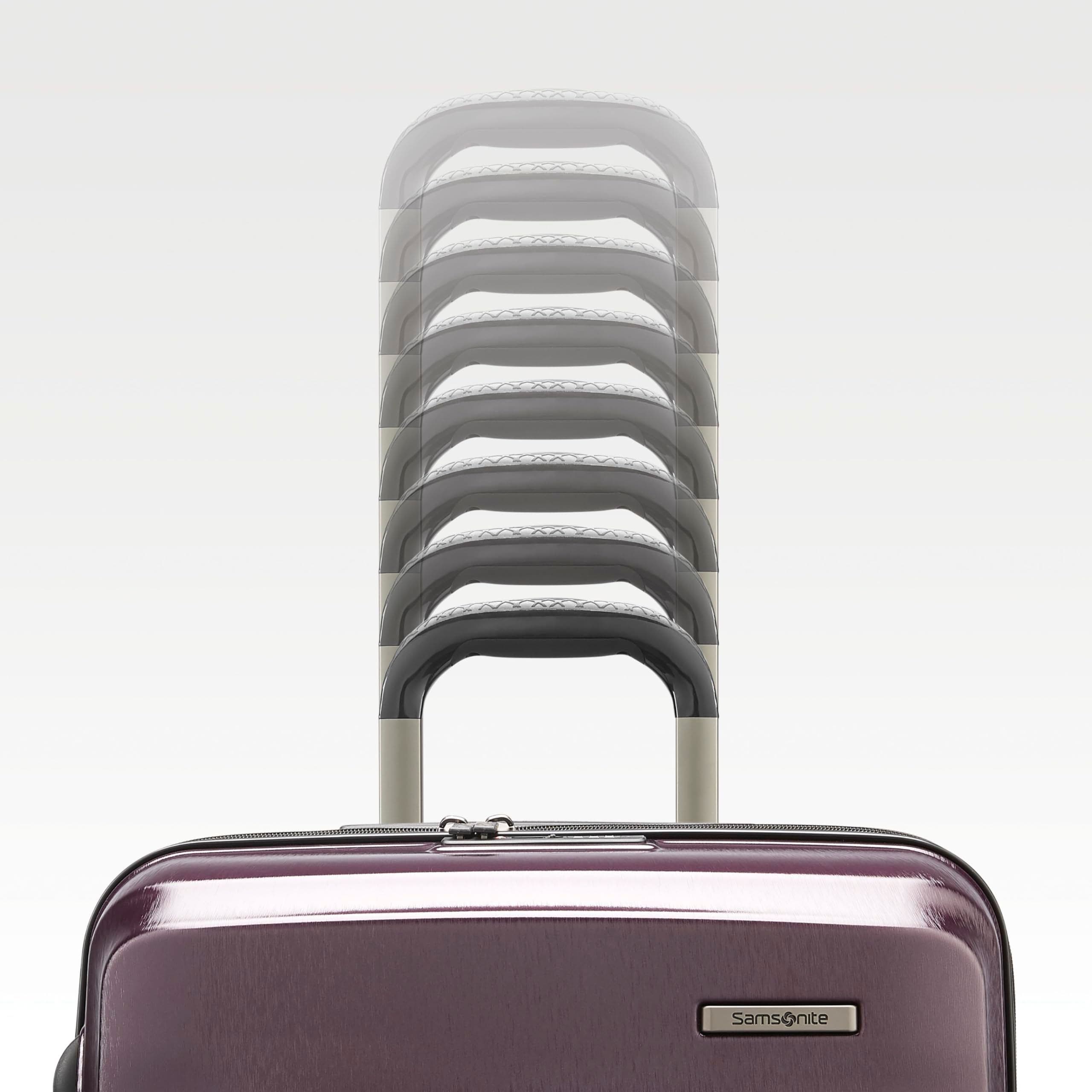 Samsonite Octiv 3-Piece Set (Pro Front Pocket 20/24/28) Hardside Spinner, Alternate, color, Amethyst Purple