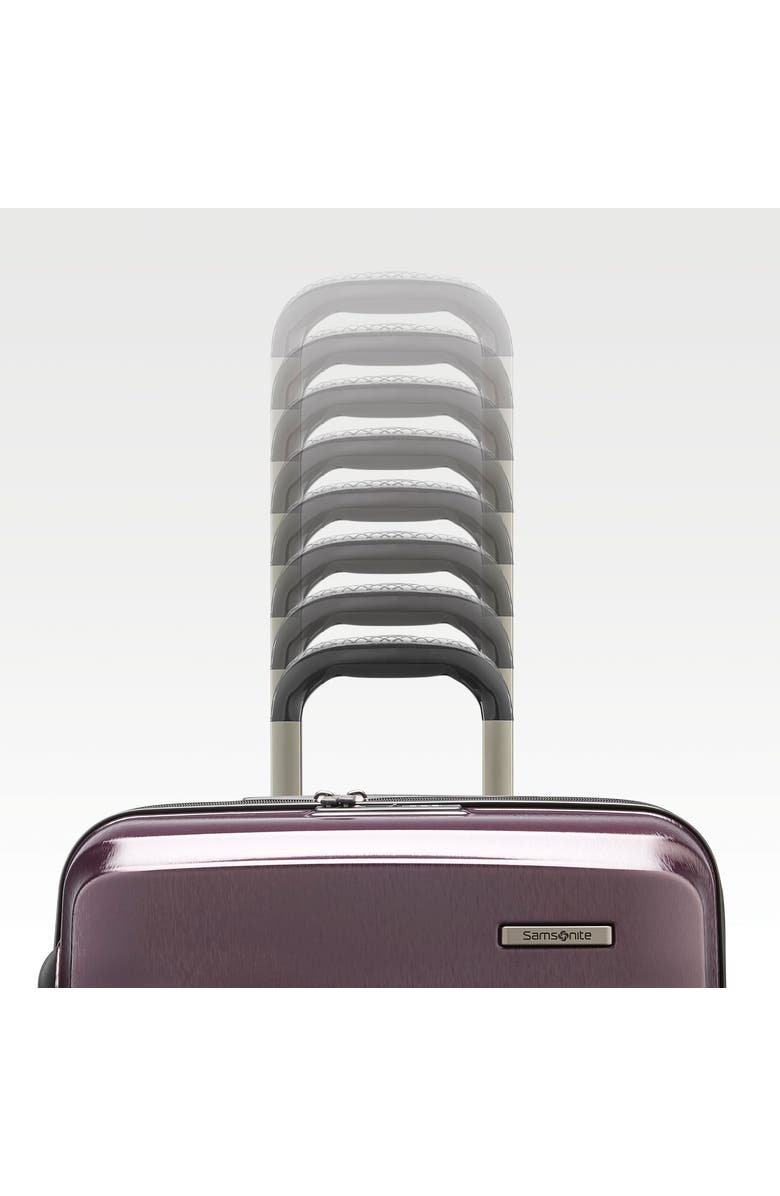 Samsonite Octiv 3-Piece Set (Pro Front Pocket 20/24/28) Hardside Spinner, Alternate, color, Amethyst Purple